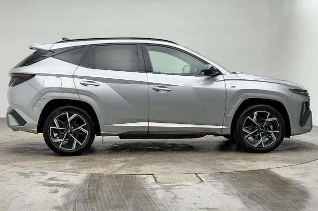 Hyundai TUCSON 1.6 T-GDi 13.8kWh N Line Auto Euro 6 (s/s) 5dr Silver