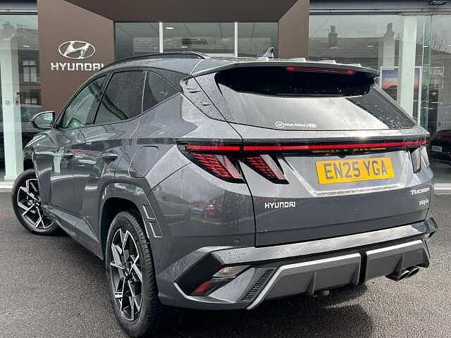 Hyundai TUCSON 1.6 T-GDi 13.8kWh N Line S Auto Euro 6 (s/s) 5dr Grey