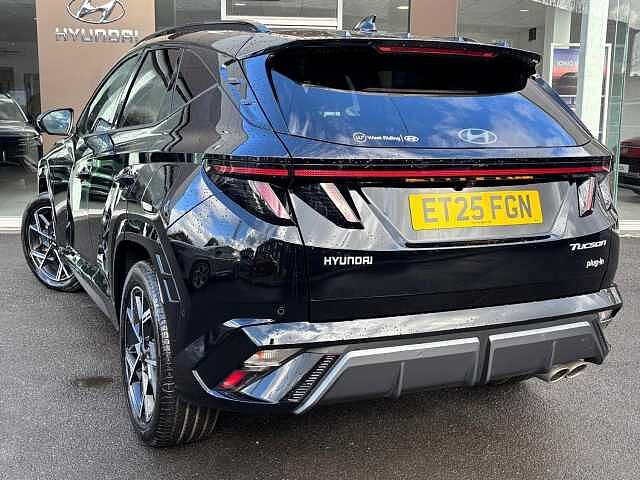 Hyundai TUCSON 1.6 T-GDi 13.8kWh N Line S Auto Euro 6 (s/s) 5dr Black