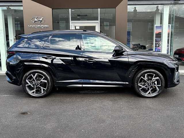 Hyundai TUCSON 1.6 T-GDi 13.8kWh N Line S Auto Euro 6 (s/s) 5dr Black