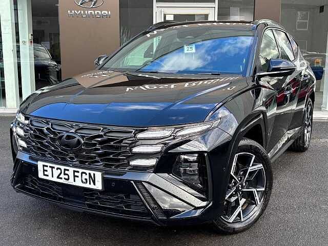 Hyundai TUCSON 1.6 T-GDi 13.8kWh N Line S Auto Euro 6 (s/s) 5dr Black
